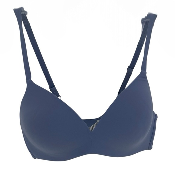Wacoal Women’s Bra Size 34C How Perfect Wire Free Lined T Shirt 852189 purple - Picture 1 of 6